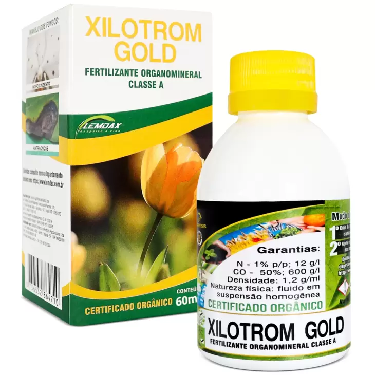 Xilotrom Gold - Plantas doentes? Fortaleça a imunidade natural com soluções orgânicas  60ml - Imagem 2